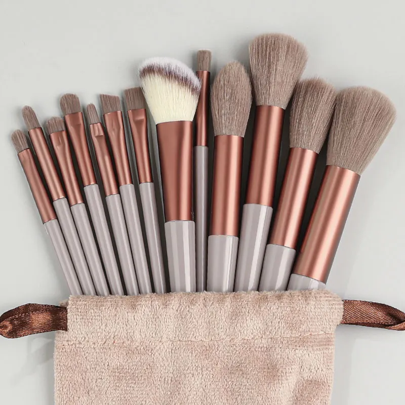 8/13PCS Makeup Brushes Set Fluffy Soft for Beauty Cosmetics Foundation Blush Eye
