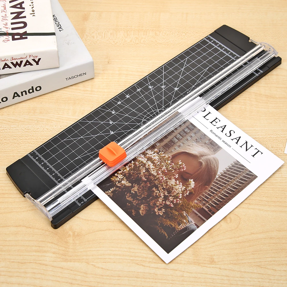 A4/A5 Paper Cutting Guillotine Paper Cutter with Pull-out Ruler for Photo Trimme