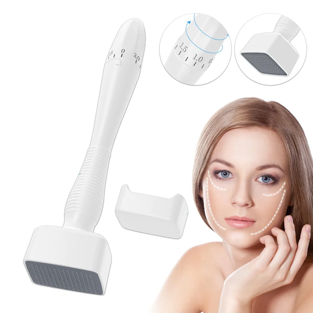 Derma Stamp Roller Needle 140 Pins Length Microneedle Derma Rolling System for A