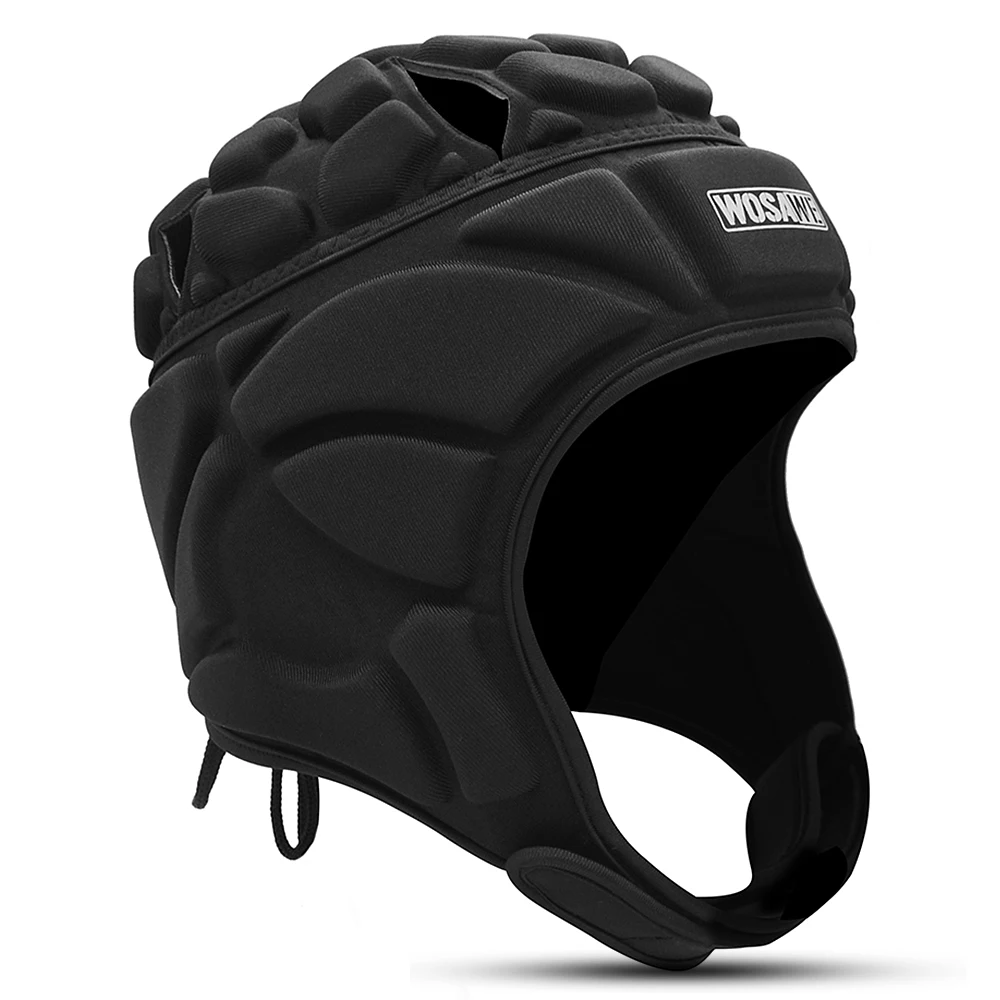Adjustable Goalkeeper Helmet Sports Football Soccer Rugby Goalie Helmet Head Gua