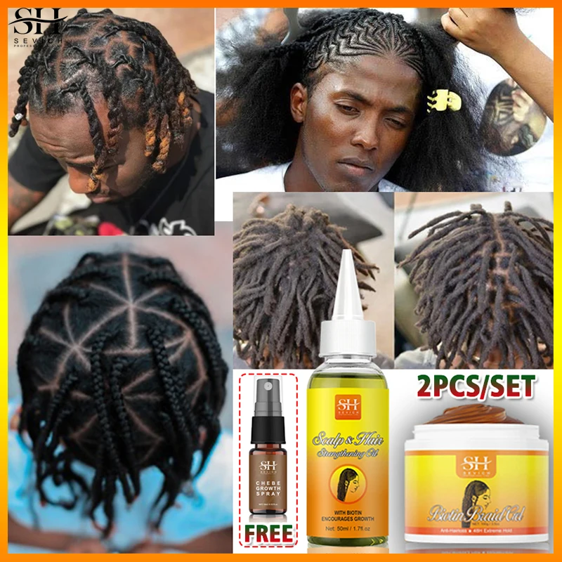 African Anti-itch Hair Growth Braid Oil Moisturizing Anti Hair Loss Hair Styling
