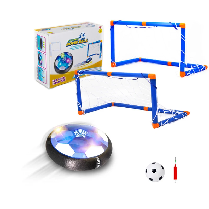 Air Power Hovering Soccer Ball Set USB Rechargeable LED Flashing Floating Air Fo