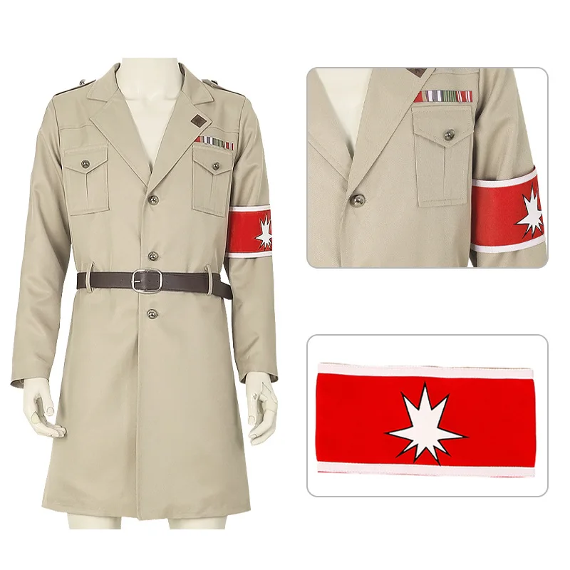 Attack on Titan Shingeki No Kyojin Cospaly Costume Marley Military Officer Scout