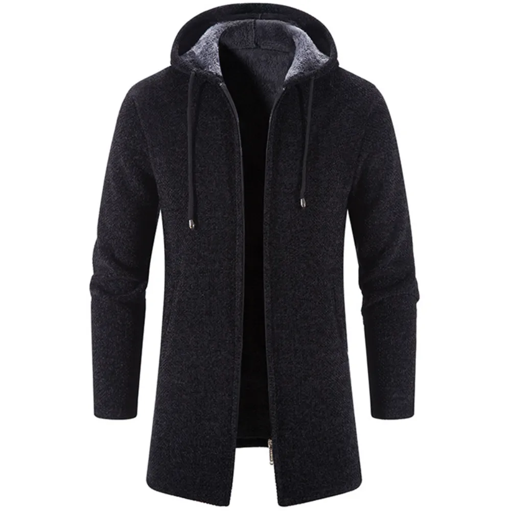 Autumn And Winter Cashmere Men's Cardigan Chenille Outer Sweater Sweater Sweater