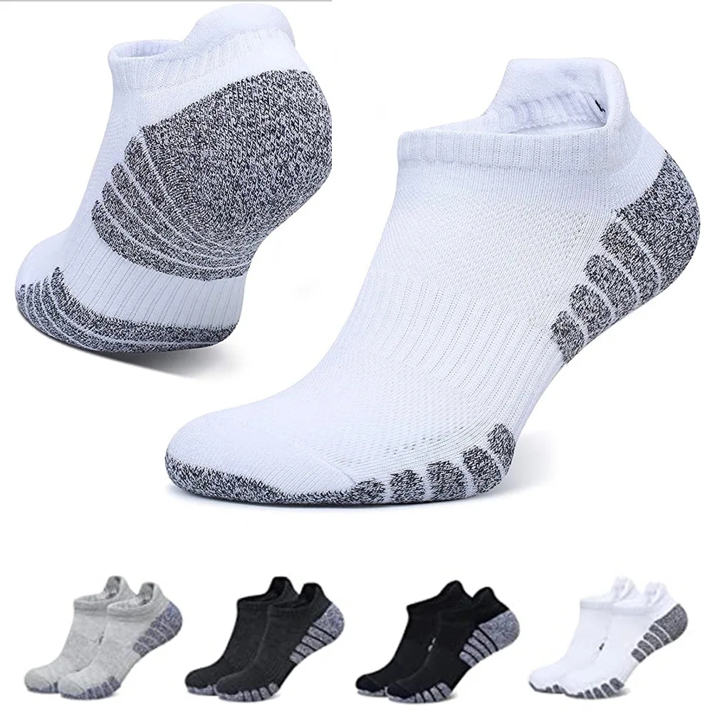 Autumn winter Thickened Towel Bottom Running socks Mesh boat socks non-slip brea
