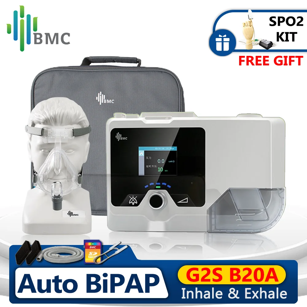 BMC Auto Bipap Bi-Level/CPAP Sleep Apnea Machine G2S B20A Treat Snoring Central 