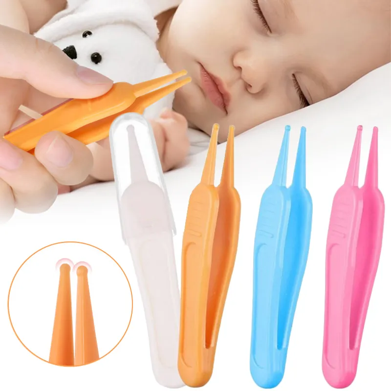 Baby Dig Booger Clip Infants Ear Nose Navel Clean Tools Kids Safety Tweezers Cle