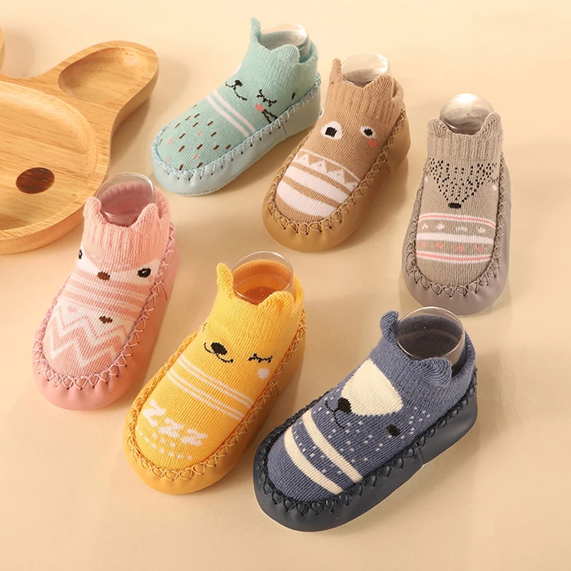 Baby Socks Shoes Infant Color Matching Cute Kids Boys Shoes Doll Soft Soled Chil