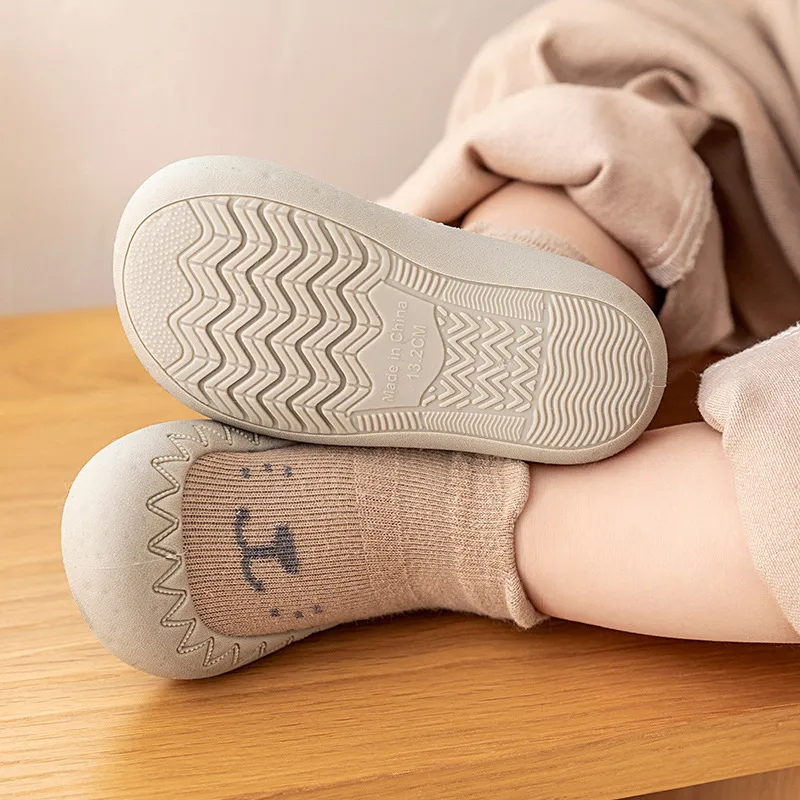 Baby Socks Shoes Infant Cute Cartoon Kids Boy Shoes Soft Rubber Sole Child Floor