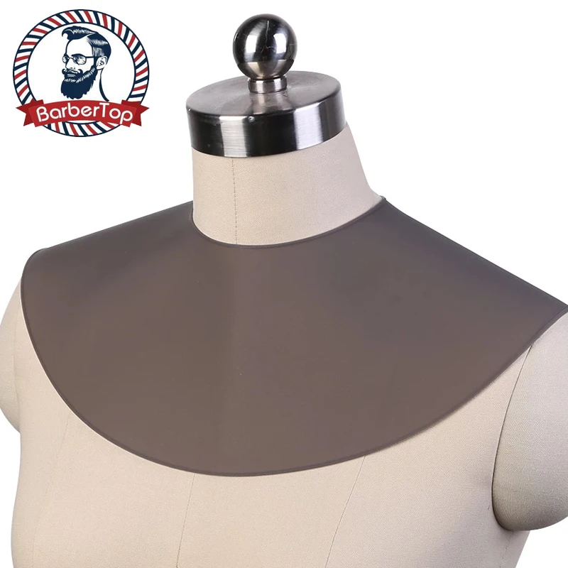 Barber Silicone Hairdressing Cape Waterproof Hair Coloring Wraps Shoulder Cover 