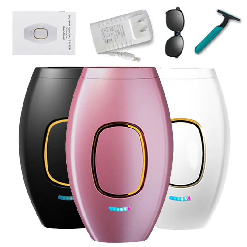 Body Bikini IPL 500,000 Flash Depilator Pulses Permanent Laser Epilator Painless