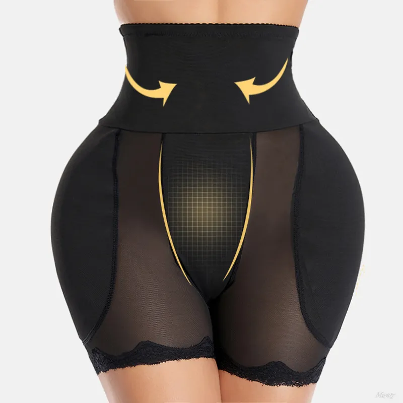 Bodysuit Shapewear Padded Hip Butt Lifter Panties High Waist Trainer Women Tummy