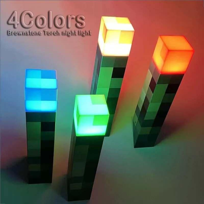 Brownstone Flashlight Torch Lamp Bedroom Decorative Light LED Night Light USB Ch