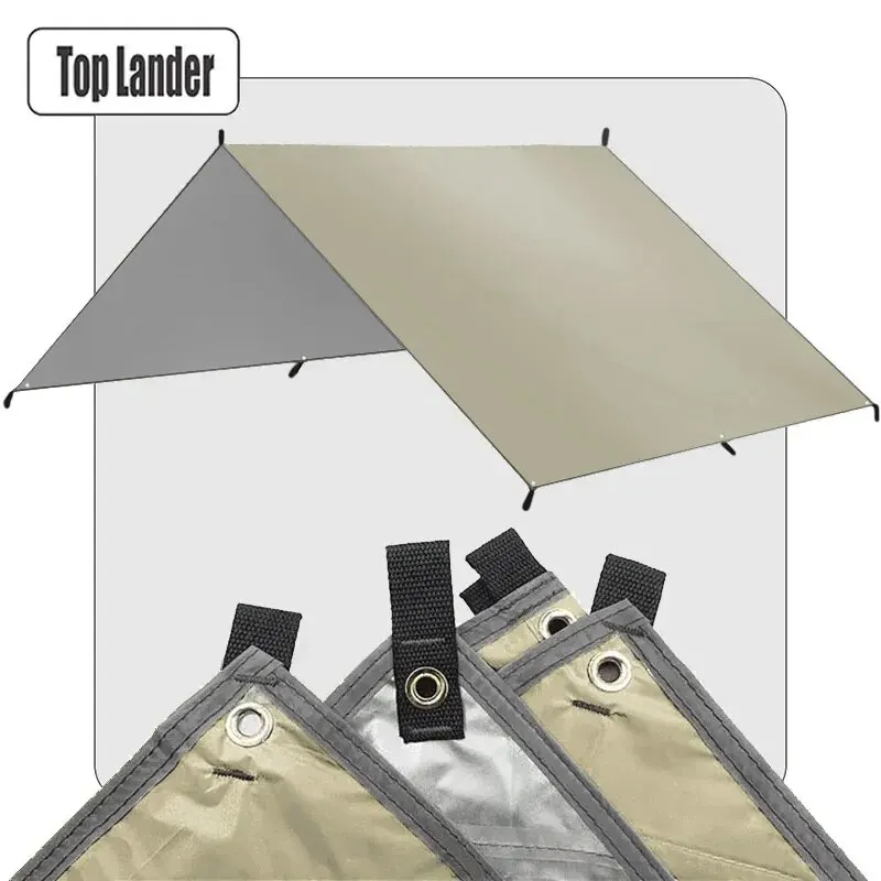 Camping Tarp Waterproof Tent Tourist Awning Shade Garden Canopy Beach Sunshade O
