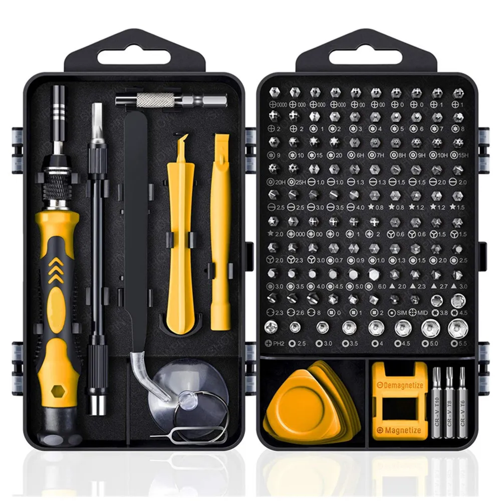 Computer Repair Kit,122 in 1 Magnetic Laptop Screwdriver Kit, Precision Screwdri
