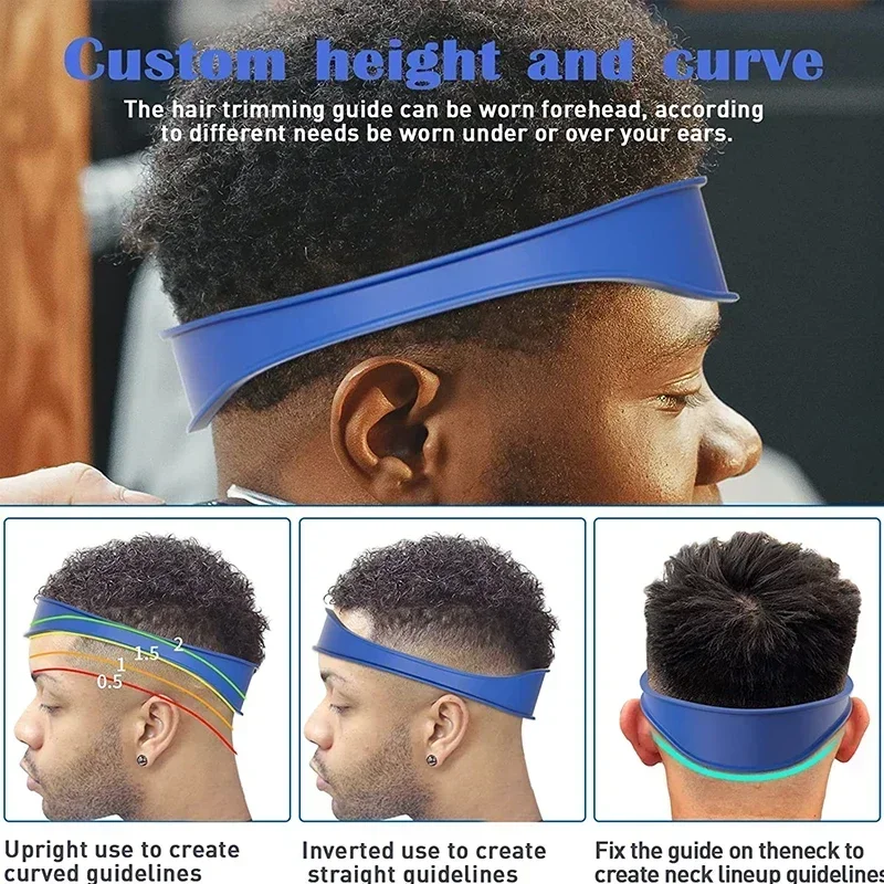 DIY Home Hair Neckline Shaving Template Trimming Home Haircuts Curved Headband S
