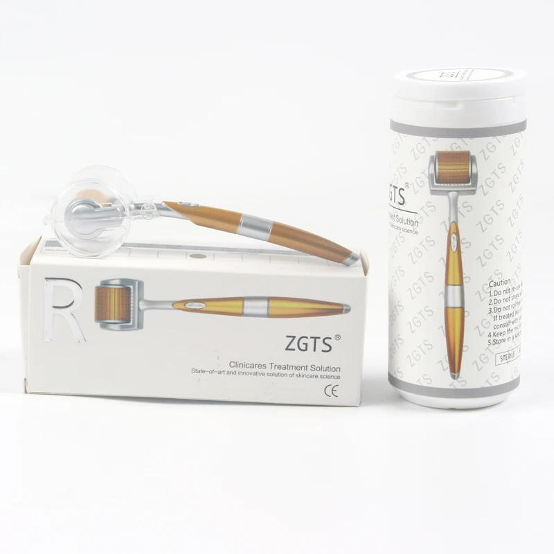 Derma Roller Titanium ZGTS 192 Needles For Face Care Mesotherapy Hair-loss Treat