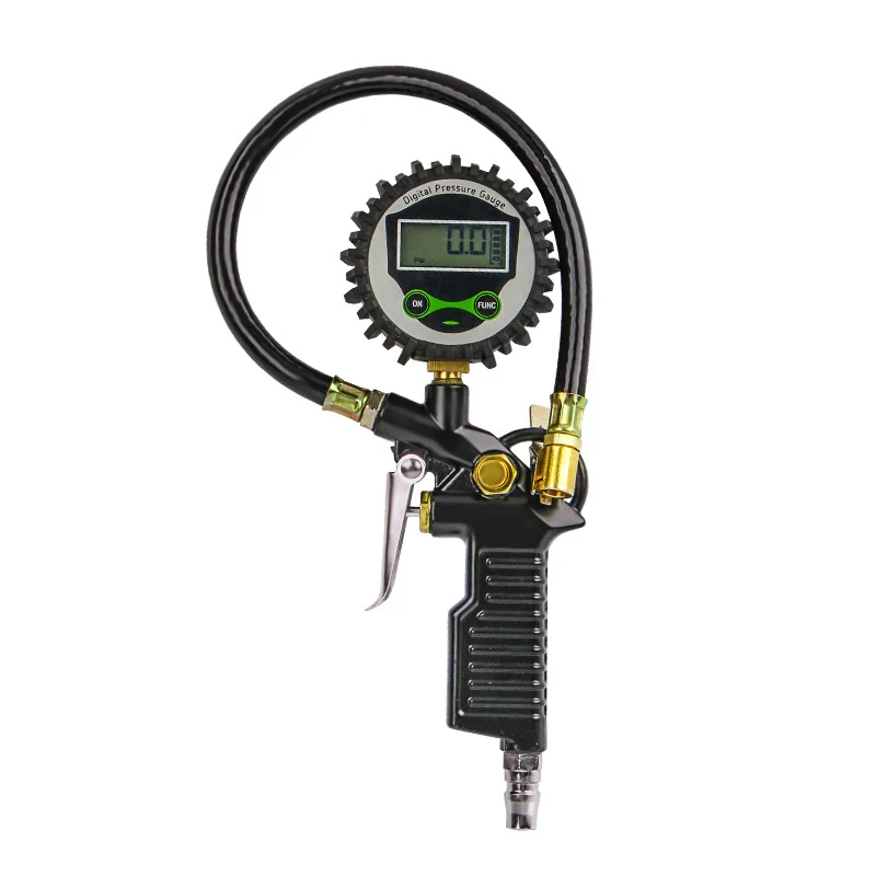 Digital LCD Display Inflation Monitoring Manometer Car EU Tire Air Pressure Infl