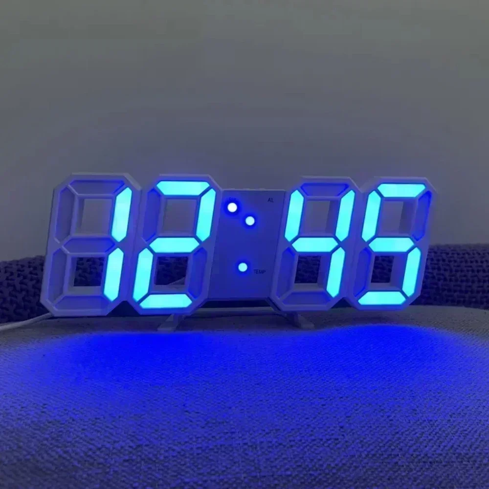 Digital Wall Clock Desk Clock Electronic Alarm Clock Modern Home Decoration Deco