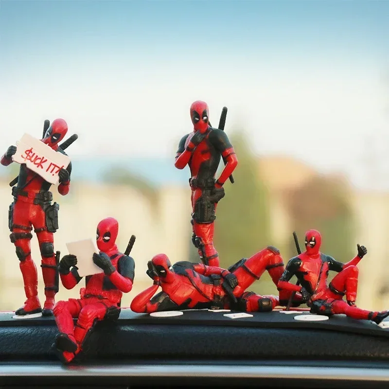 Disney Marvel X-Men Sitting Lying Posture Model Deadpool 2 Action PVC Fantasy Fi