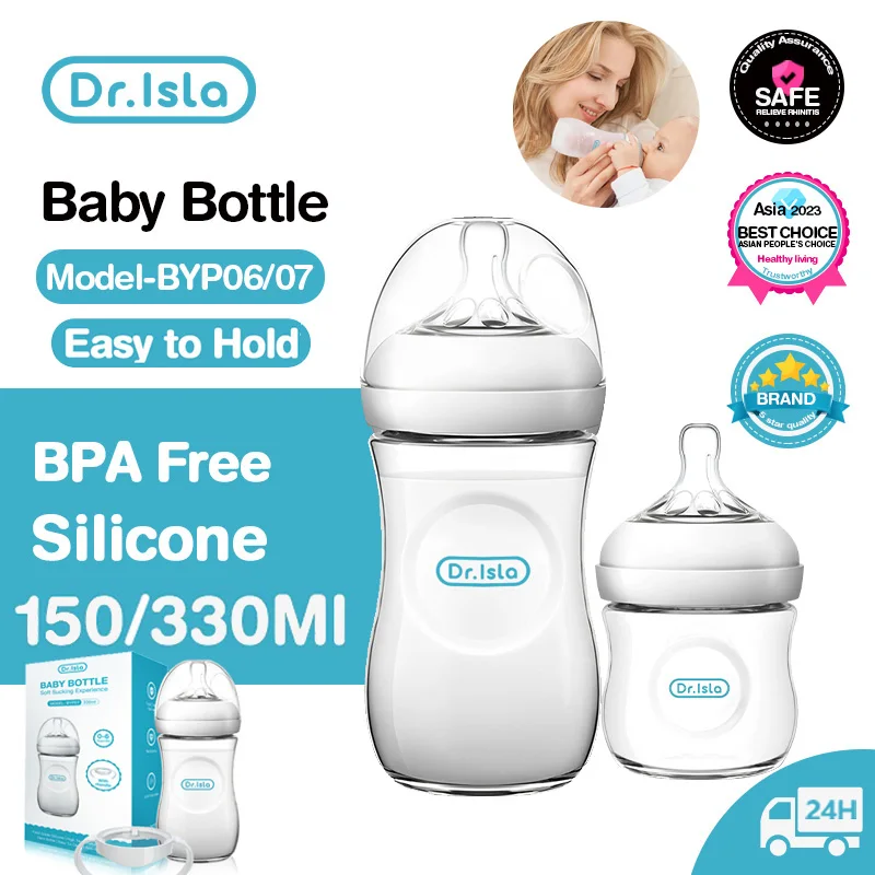 Dr.isla Baby Bottle BPA Free 150ML/330ML Baby Bottle Newborn Bottle P.P Feeding 