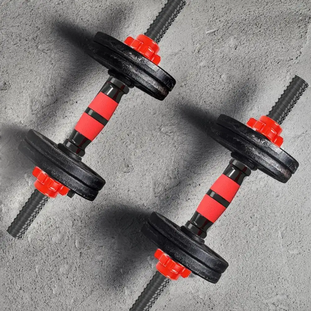 Dumbbell Bar With Barbell Buckle Barbell Bar Threaded Dumbbell Handles Powerlift
