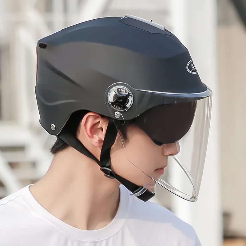 Electric Scooter Helmet Summer Vespa Chopper Motorcycle Helmets Safety Waterfall