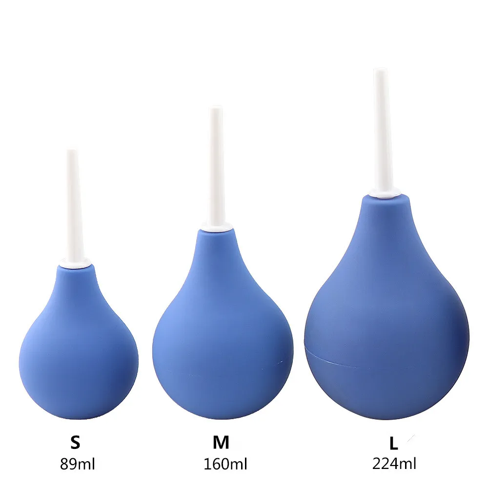 Enema Bulb Syringe Medical Rubber Enema Irrigator Female Vagina Anal Douche Clea