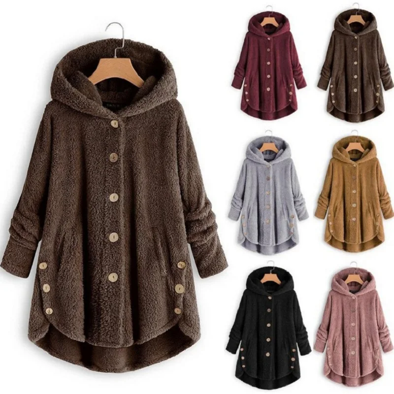Fashion Trend Autumn and Winter Press-pleated Printed Turn-collar Long-sleeved S