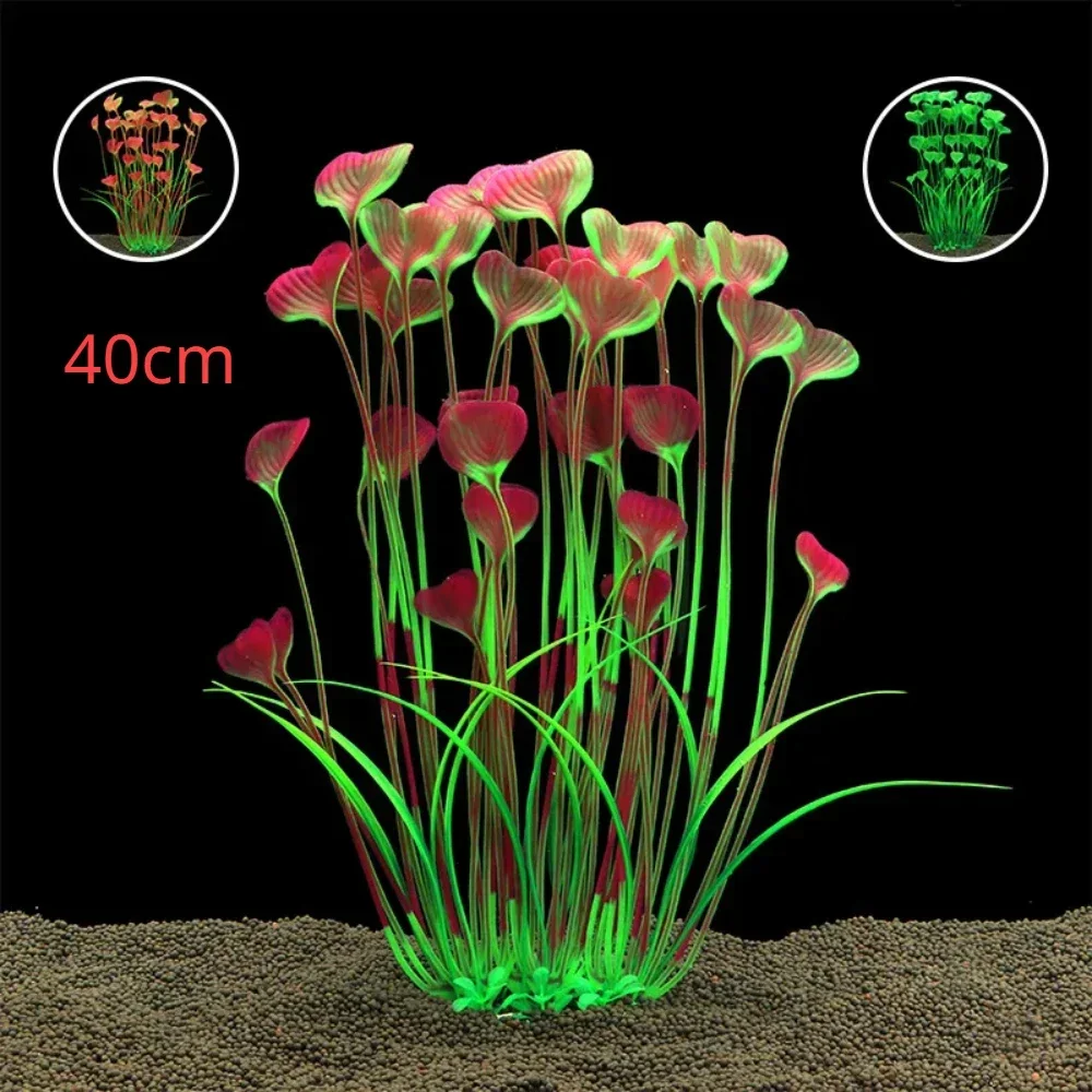 Fish Tank Water Plant Decoration Aquarium Decor Aquatic Plants Underwater Plasti