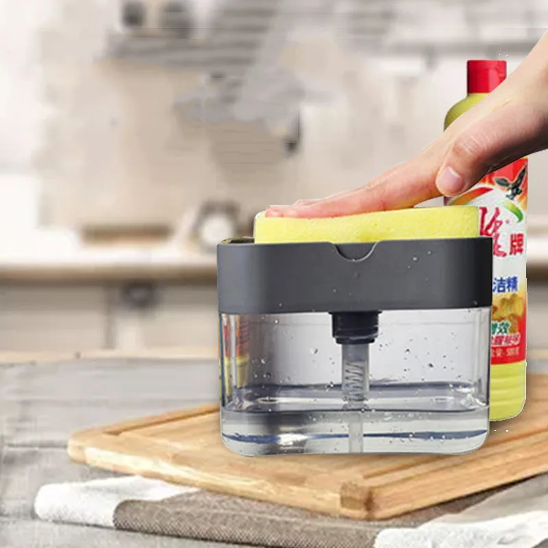 Foam Soap Dispenser Pump Manual Cleaning Liquid Dish Dispenser Manual Press Soap