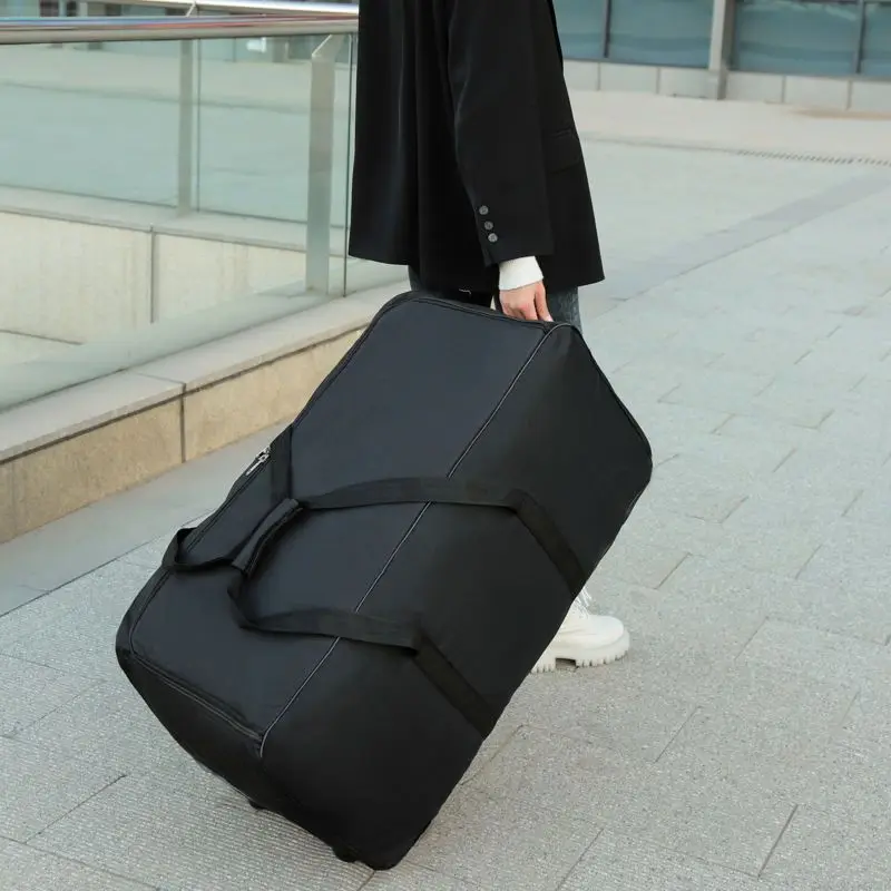 Foldable Wheel Bags Luggages Storage Bag with Wheels Large Capacity Carry On Lug