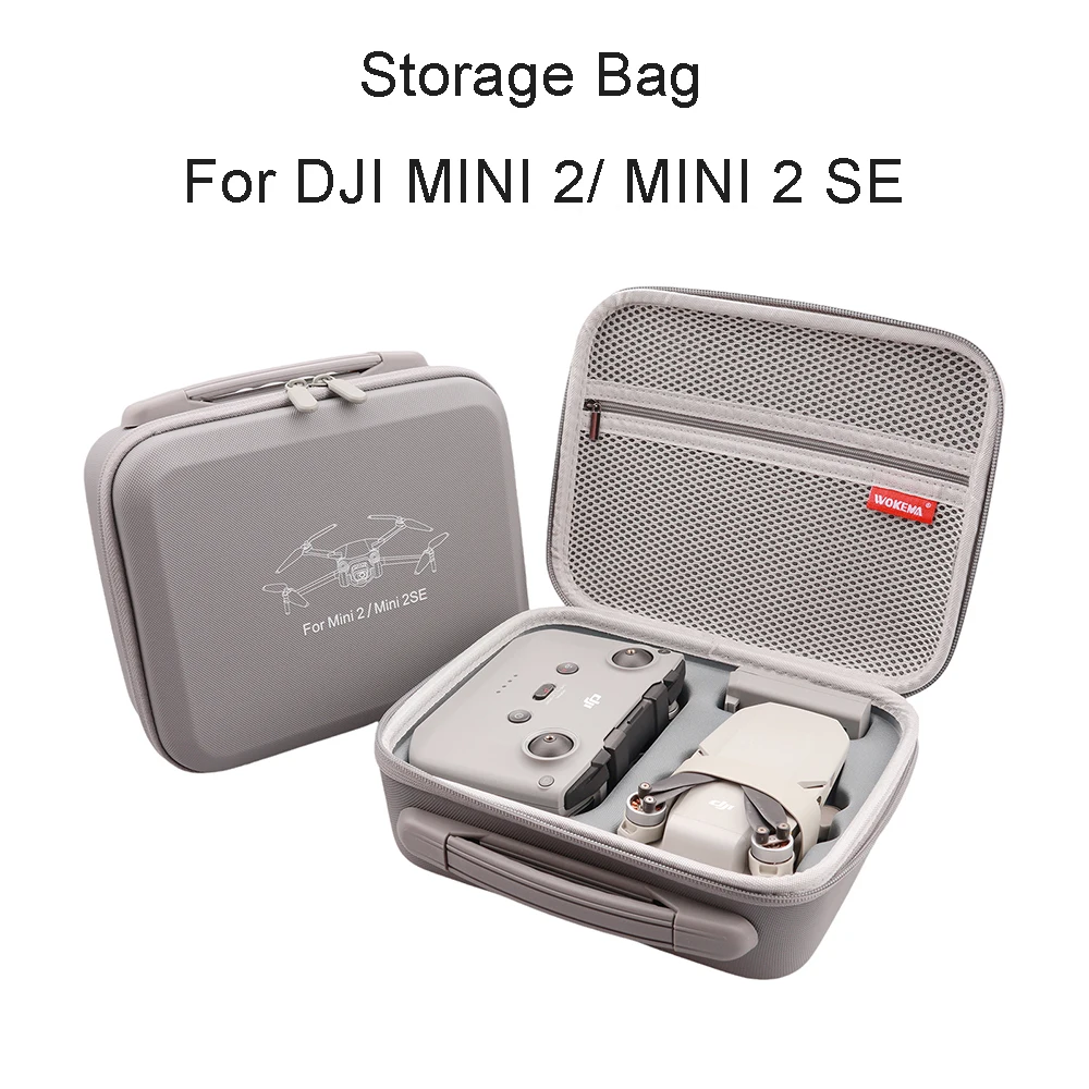 For DJI Mini 2/Mini 2 SE Storage Bag Carrying Case Remote Control Battery Drone 