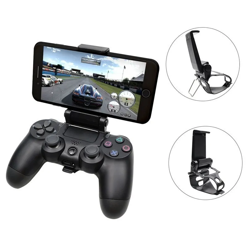For ps4 Mobile Cell Phone Stand For PS4 Controller Mount Hand Grip For PlayStati