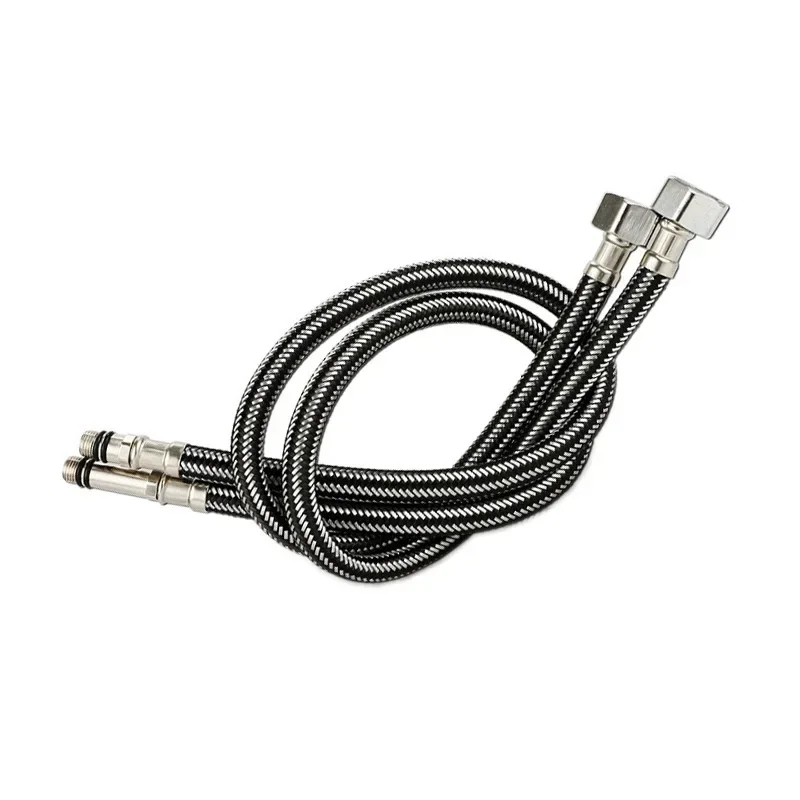 G1/2'' Stainless Steel Nylon Braided Tube Pipe Hose Silicone Plumbing Thermoresi