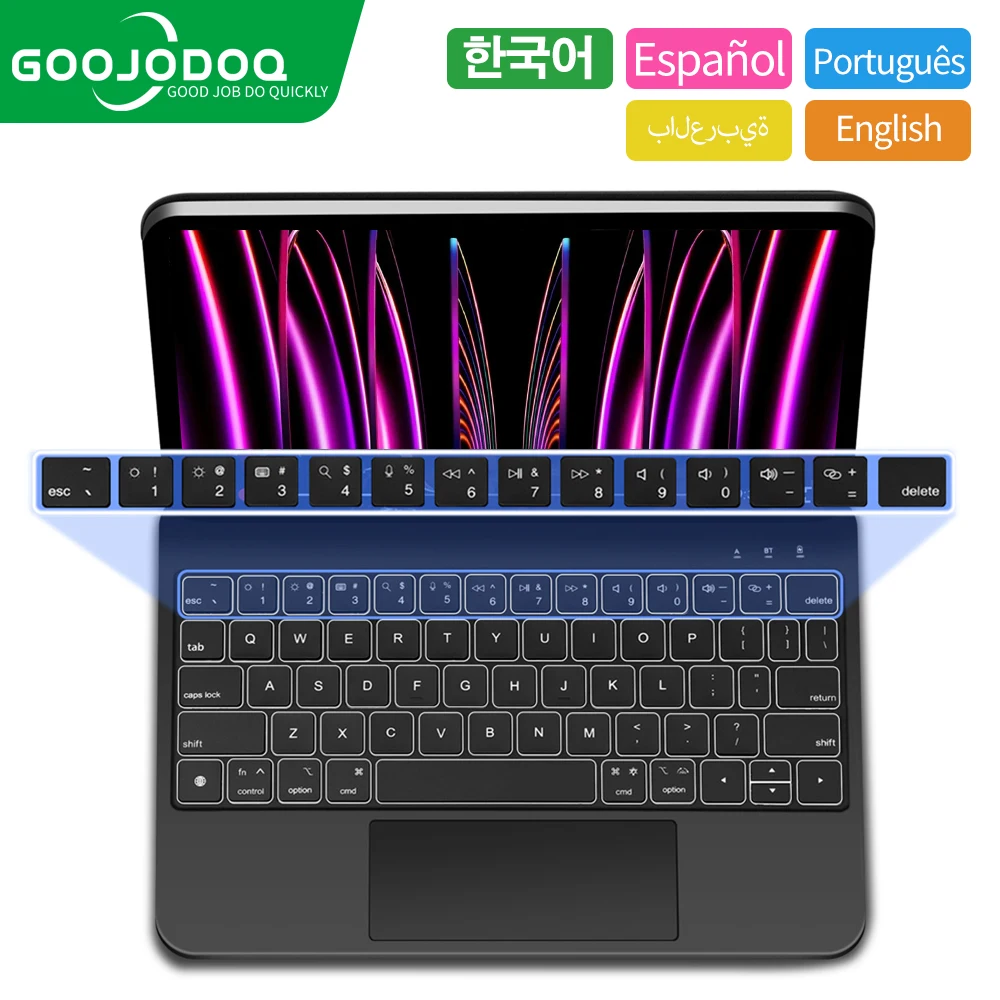 Magic Keyboard for iPad Pro 11 12 9 12.9 Air 4 Air 5 for iPad 10th Generation Pr