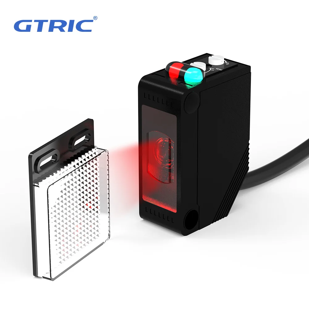 GTRIC E3Z-B61 Photoelectric Sensor Retro-reflective Sensing Distance 4M NPN PNP1