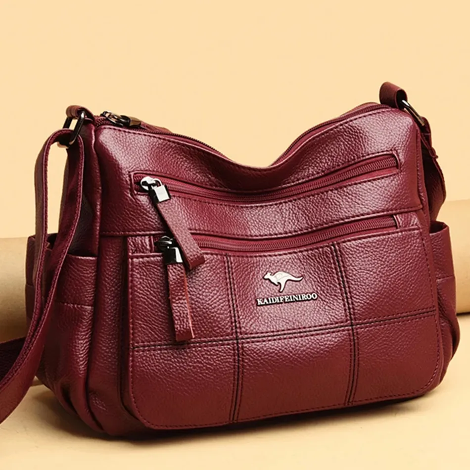 High Quality Leather Handbags Women Bags Luxury Brand Designer Shoulder Crossbod