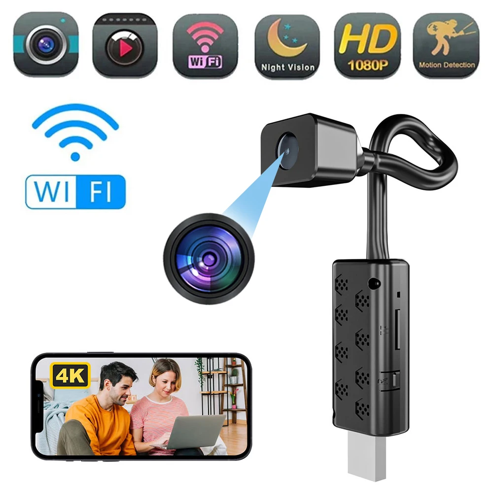 HD 4K Mini Camera Night Vision Wifi IP Camera Wireless Module Video Recorder Sur