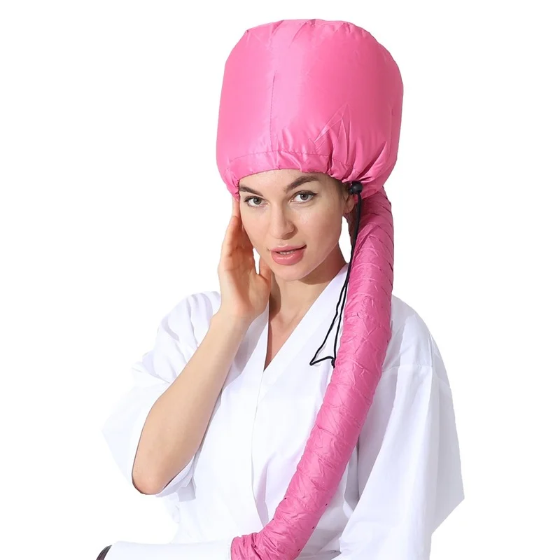 Hair Perm Portable Soft Hair Drying Cap Bonnet Hood Hat Blow Dryer Attachment Dr