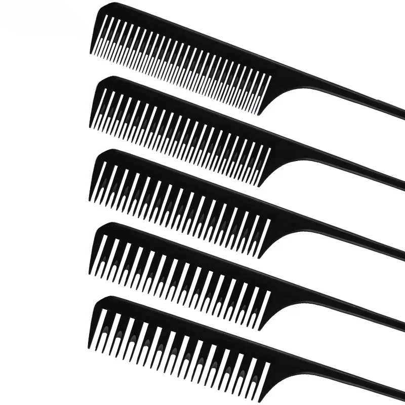 Hairdressing Comb Plastic Pointed-tail Comb Hair Salon Professional Hair Dye Com