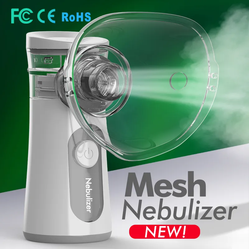 Handheld Portable autoclean Inhale Nebulizer Mesh Atomizer silent inhaler nebuli