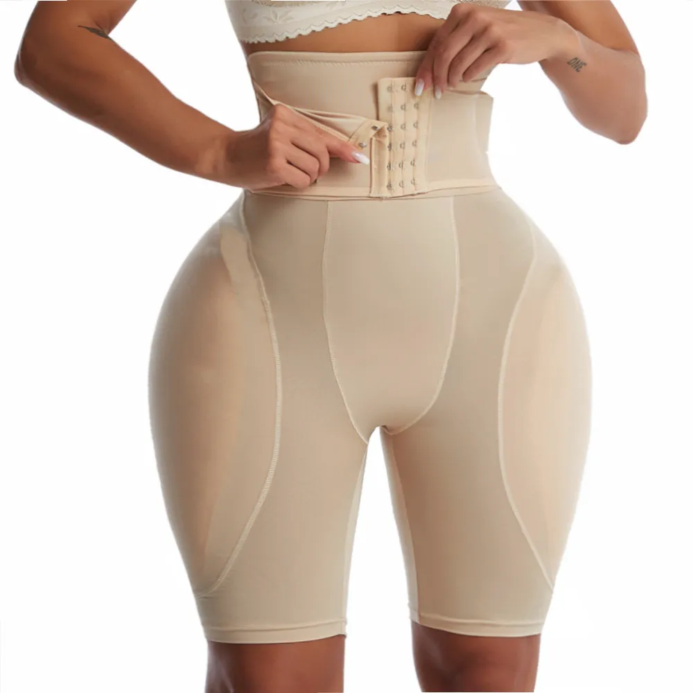 High Waist Trainer Body Shaper Padded Panty Buttock Booty Hip Enhancer Butt Shap