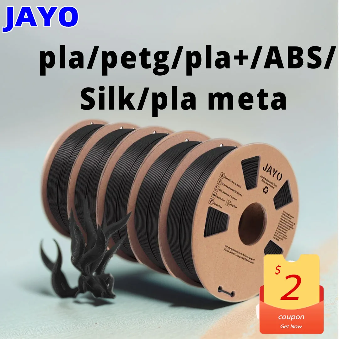 JAYO 3.25/5.5KG 3D Printer PLA Filament 1.75mm PLA+/PETG/PLA Meta/SILK/ABS Filam