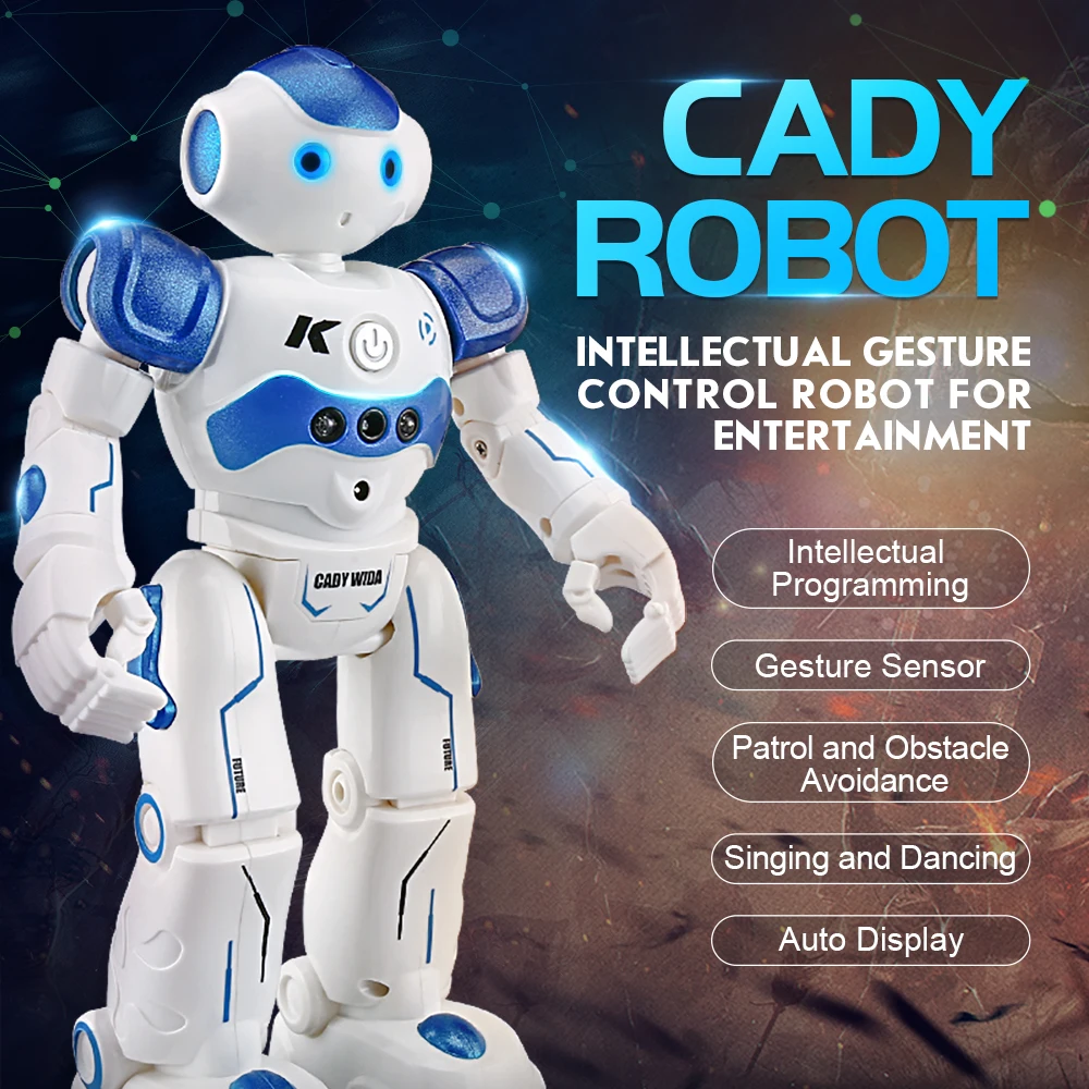 JJRC RC Robot Toy IR Gesture Remote control R2 CADY WIDA Intelligent Vector Smar