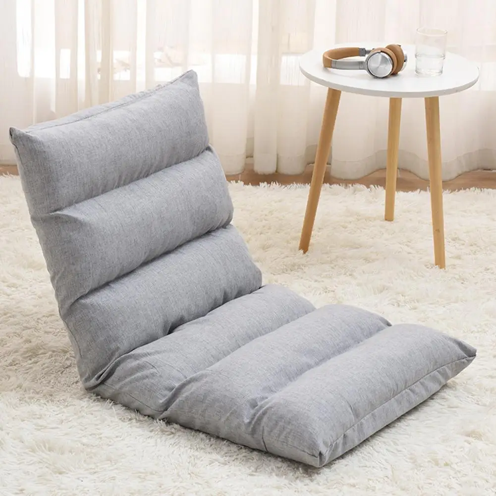 Japanese Floor Chair Folding Adjustable Lazy Sofa Chair Floor Gaming Sofa Chair 