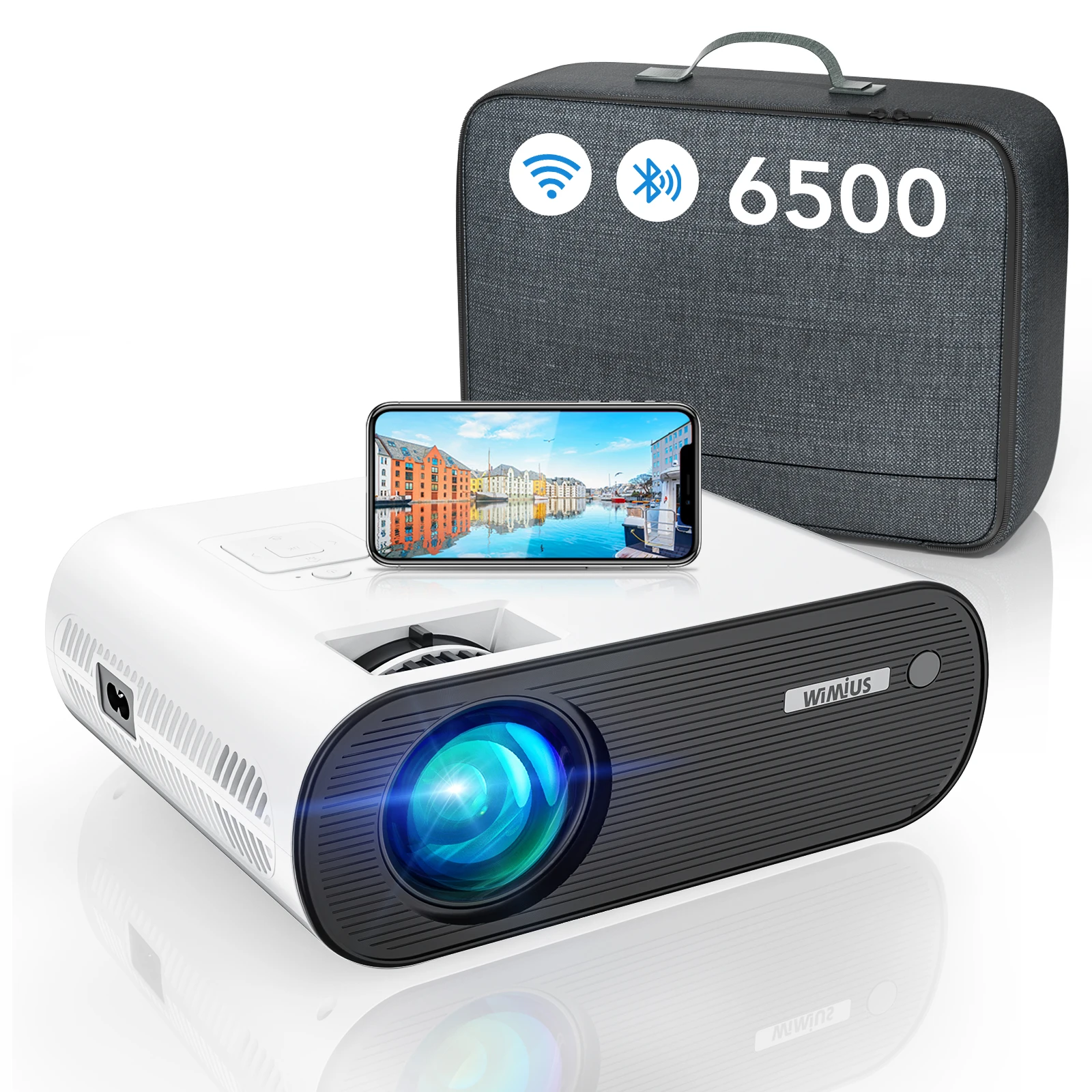 K5 Projectors WiFi Bluetooth Mini Portable Projector 4k Full HD Video Projector 