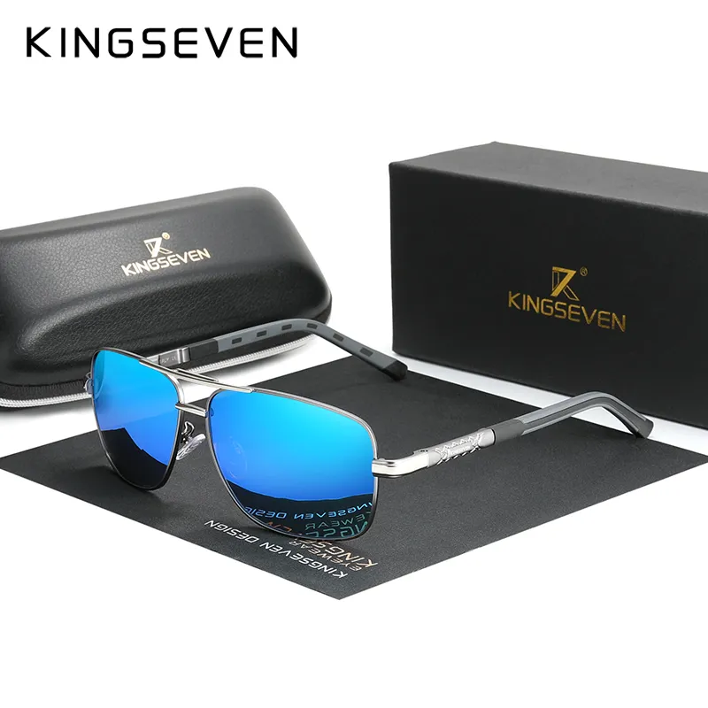Aluminum Pilot HD Polarized Sunglasses Men Women Fashion Frame Male Sun Glasses