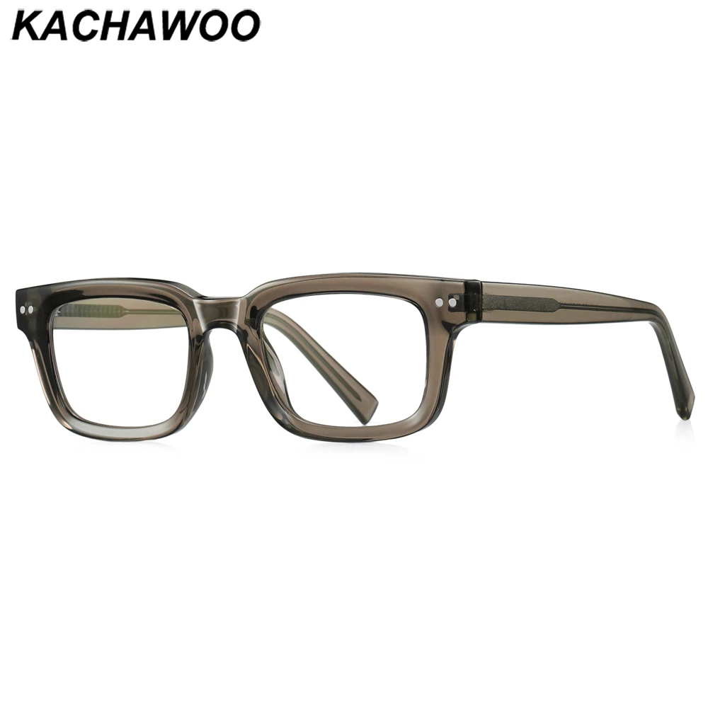 Blue light glasses optical male female olive green square thick glasses frame tr