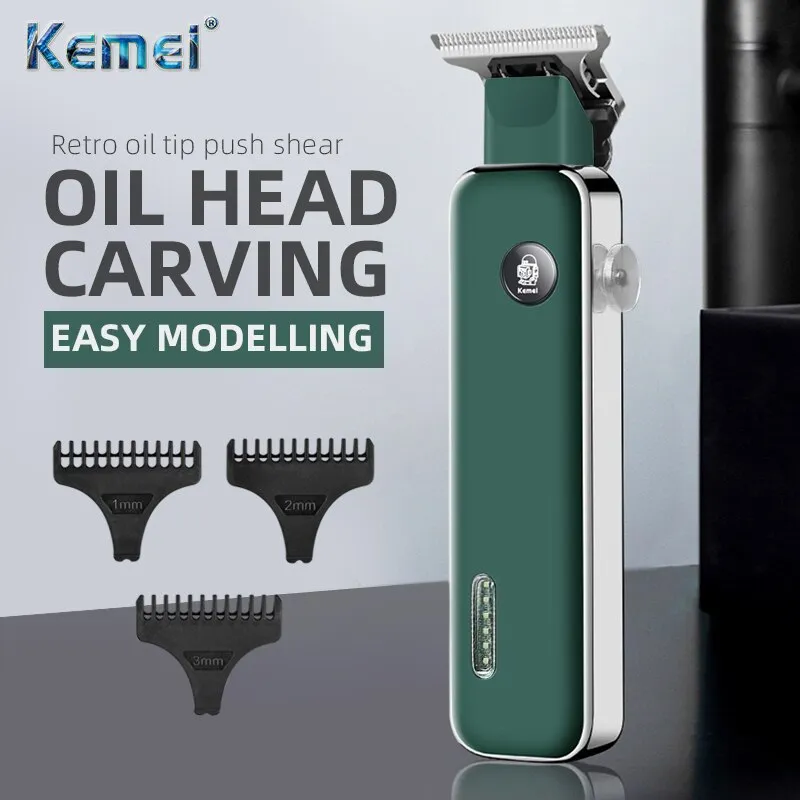 Kemei USB Electric Hair Clippers Trimmers For Men Adults Kids Cordless Rechargea